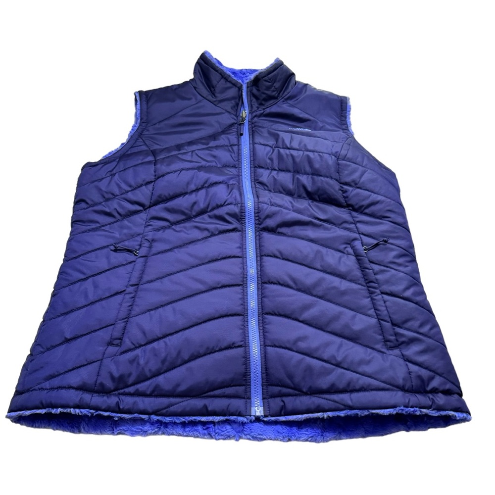 North Face Womens Vest Size Women XL  Reversible Fuzzy